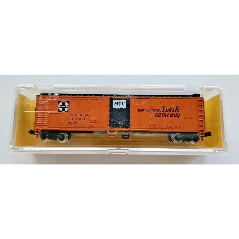 Atlas Santa Fe 50' Mech. Reefer MTC Car N Scale Santa‎ Fe All The Way U105-38